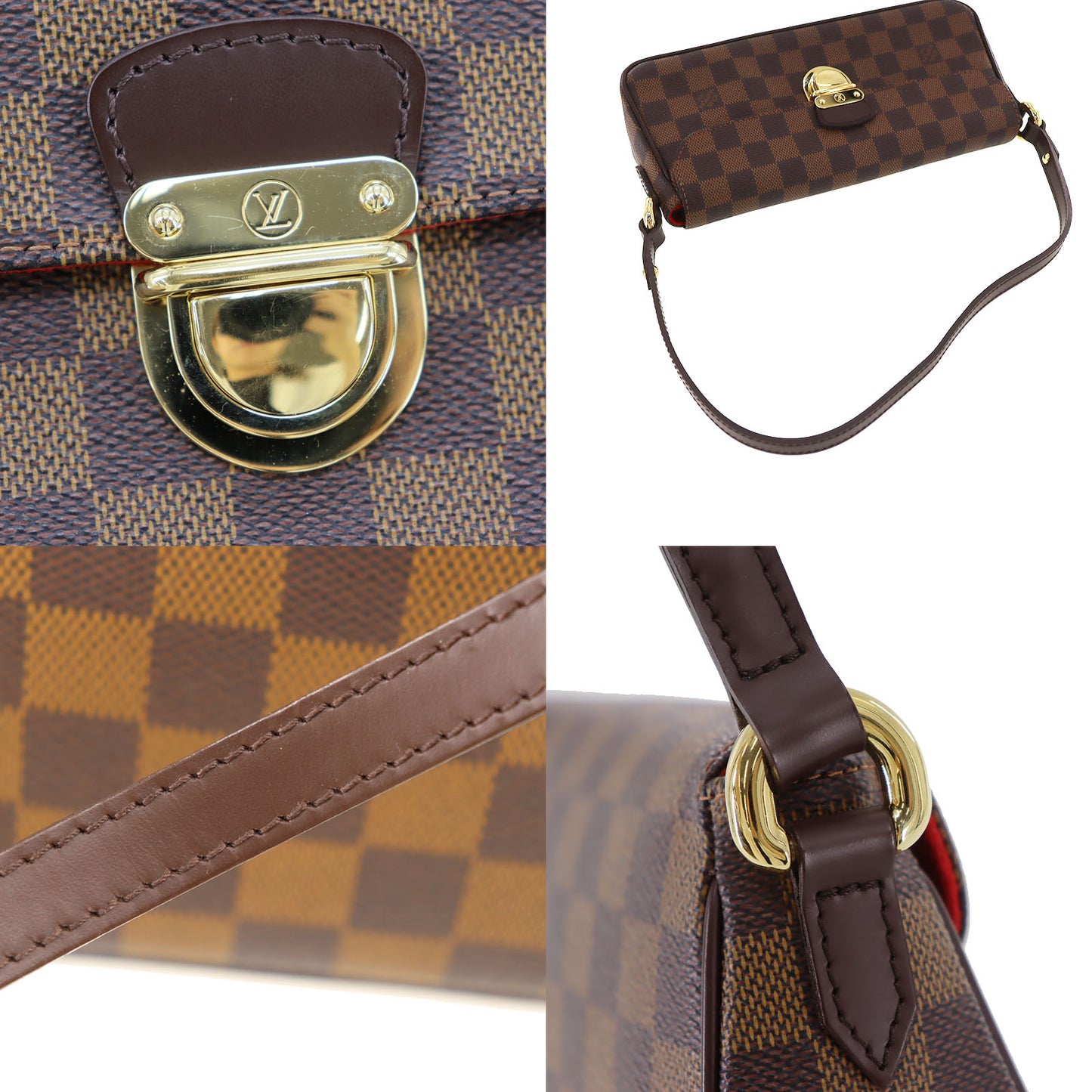 LOUIS VUITTON LV Revello PM Handbag Damier Brown N60007 #CN311