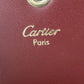 Cartier Logos Must Line Coin Case Bordeaux Leather #CP798