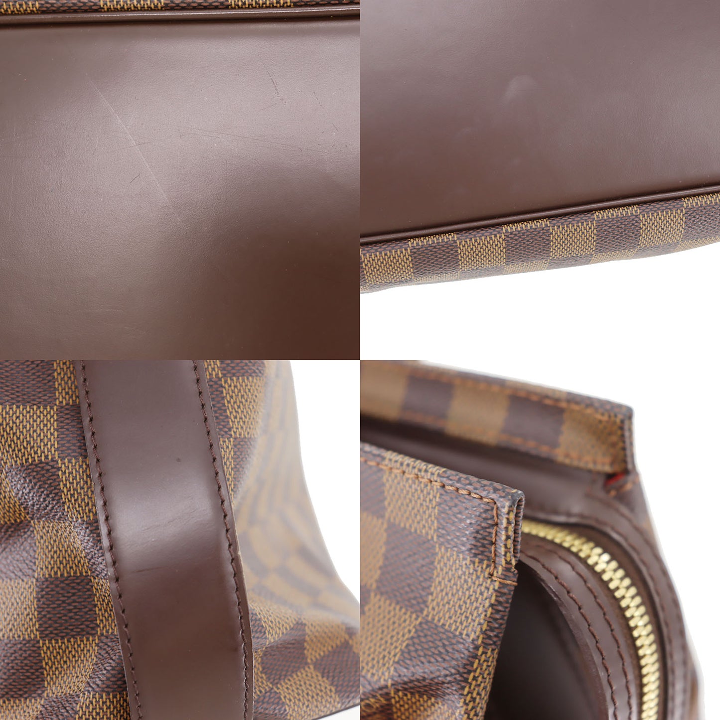 LOUIS VUITTON LV Chelsea Used Shoulder Tote Bag Damier N51119 Vintage #BS311