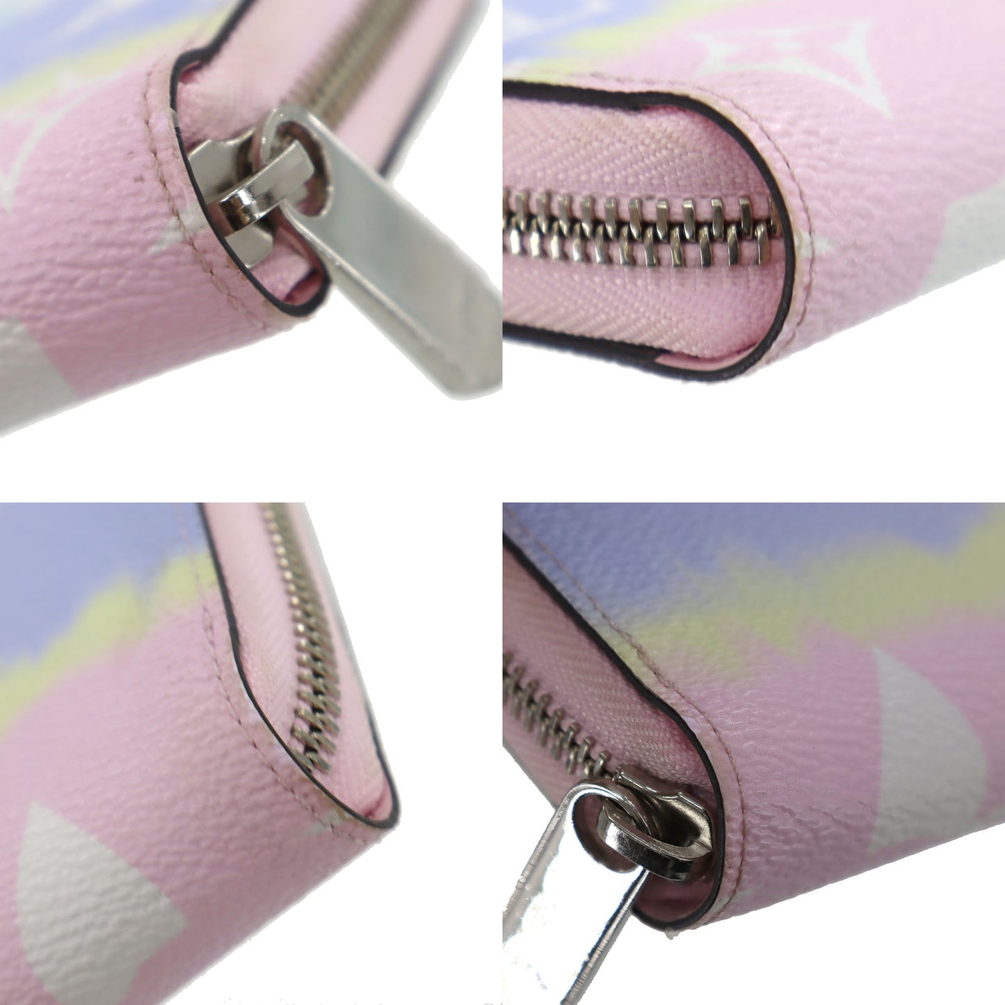 LOUIS VUITTON LV Escal Zippy Wallet Pastel Color Pink M69110 #BM58