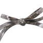 Christian Dior Bow Choker Necklace Silver #EH518