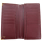CARTIER Must de Cartier Bifold Long Wallet Leather Burgundy #ED495