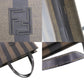 FENDI Pequin 2way Handbag Backpack Black Brown PVC #AH637