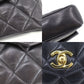 CHANEL Matelasse Used Belt Bag Bumbag Black Lambskin Leather Vintage #CU486