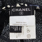 CHANEL Camisole Mesh Beads Black Size 38 #AH106