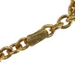 CHANEL CC Matelasse motif Chain Necklace Gold Plated #CG955