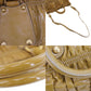 PRADA Gather 2way Shoulder Handbag Brown Patent Leather #EH304