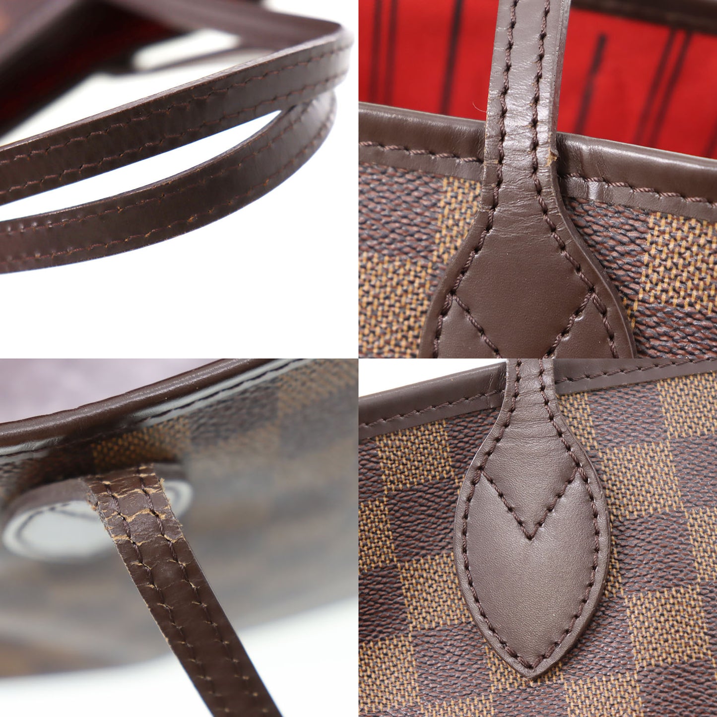 LOUIS VUITTON LV Neverfull PM Shoulder Tote Bag Damier Brown N41358 #CN901