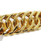 CHANEL CC Logos Chain Bracelet Gold Plated #CD416