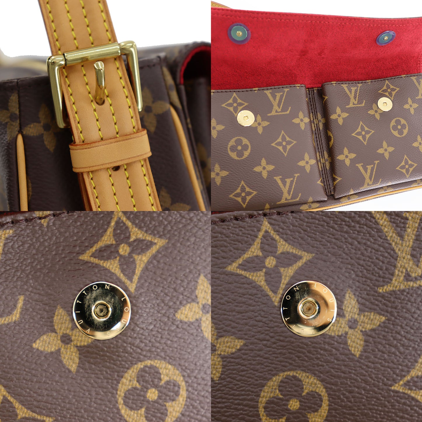 LOUIS VUITTON LV Viva Cite MM Shoulder Handbag Monogram M51164 #AH598