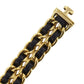 CHANEL Premiere Discontinued Wristwatches XL Gold Black Quartz #BS786