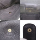 CHANEL CC Logos Bi-fold Wallet Black Caviar Skin Leather #CS563