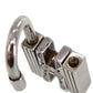 HERMÈS H Motif Top Charm Cadena Padlock Silver #CJ800