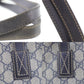 GUCCI GG Plus Tote Shoulder Bag Navy PVC #BJ342