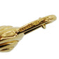 HERMES 1995 Limited Snail Charm Top Cadena Gold Plated #CA249