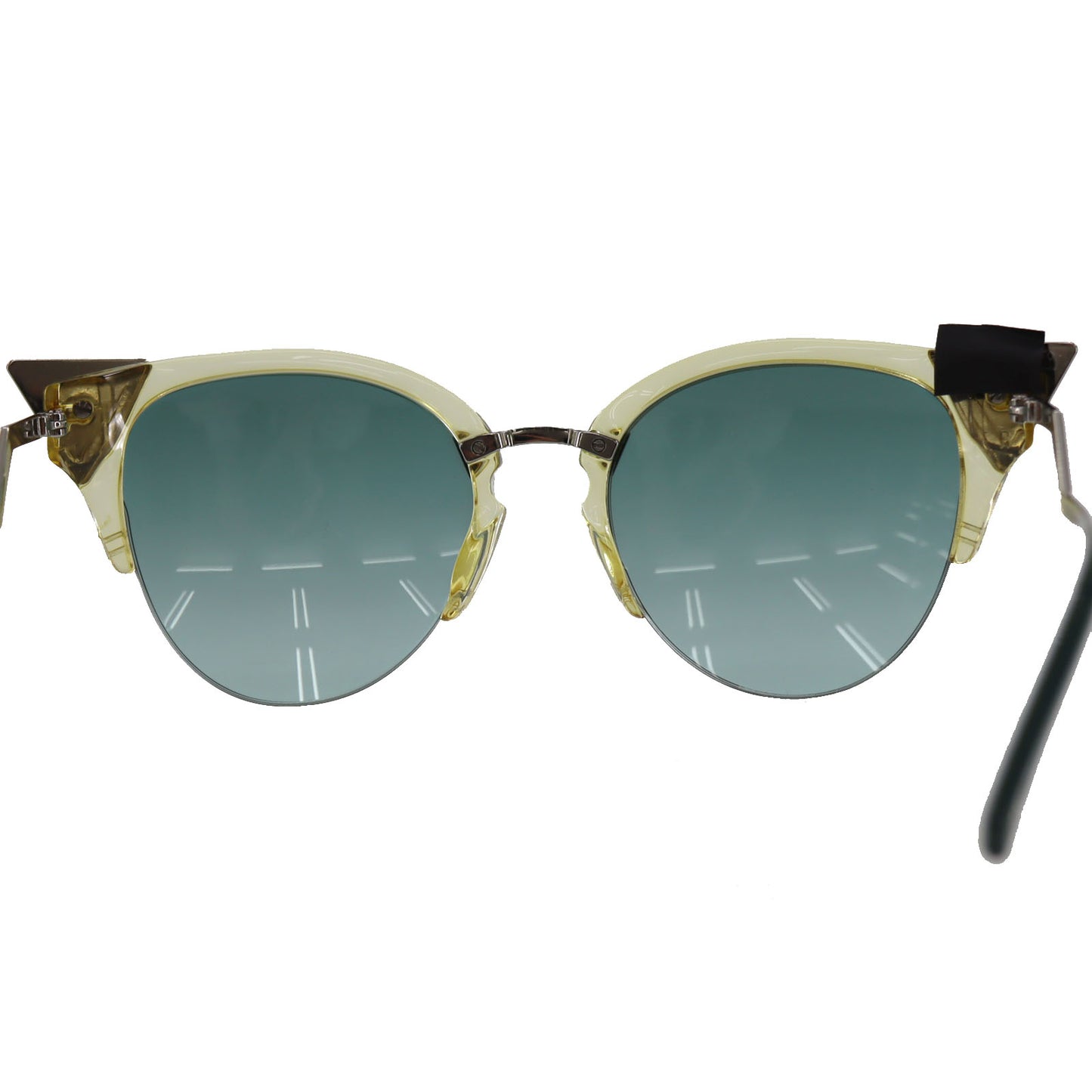 FENDI Sunglasses Clear Light Blue Turquoise Eye Wear #AH547