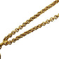 CHANEL CC Logos Heart Gold Plated Chain Necklace #CE734