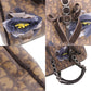 Christian Dior Trotter Flower Handbag Brown PVC #EC853