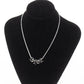 Christian Dior Logo Chain Necklace Silver #CW216