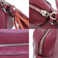 GUCCI Studded Soho Disco Crossbody Shoulder Bag Bordeaux Leather #AG432
