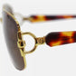 GUCCI Used Sunglasses Brown Gold Eye Wear 59□16 GG2266/N/S #EA474 S