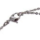 Christian Dior Rhinestone Necklace Silver #CP131