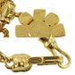 CHANEL Logo Chain Necklace Gold 97A #AG838