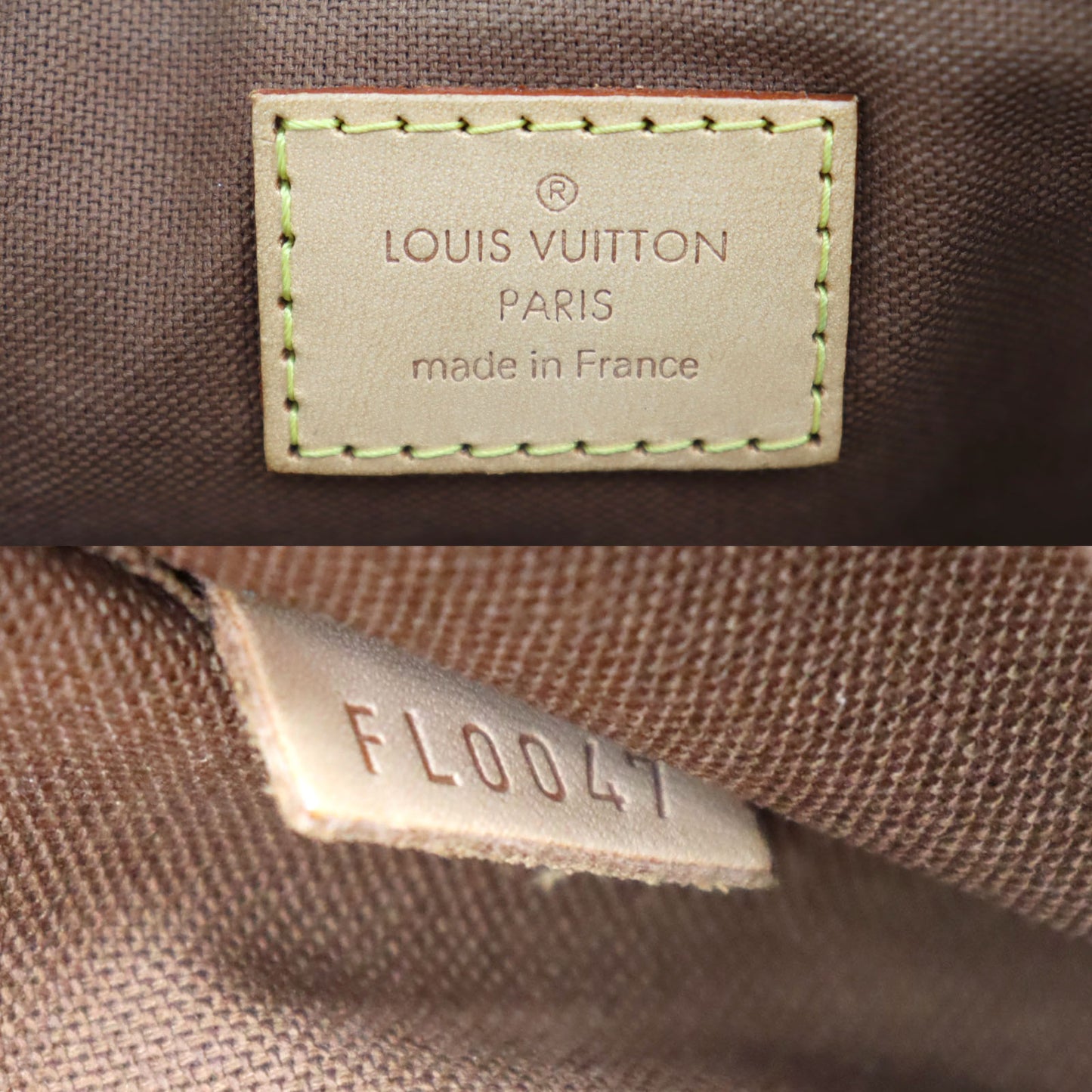 LOUIS VUITTON Popincourt Haut Tote Handbag Monogram Leather M40007 #AF75