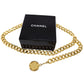 CHANEL CC Logo 31 RUE CAMBON Chain Belt Gold 94A #AG993