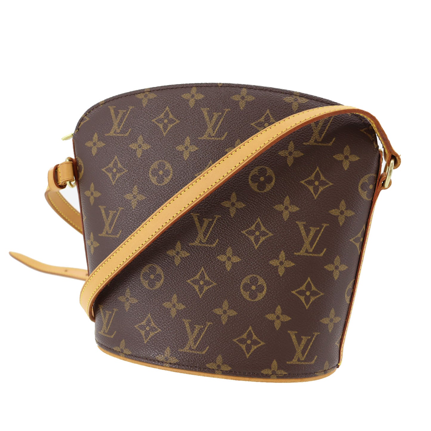 LOUIS VUITTON Drouot Shoulder Bag Monogram M51290 #BP317