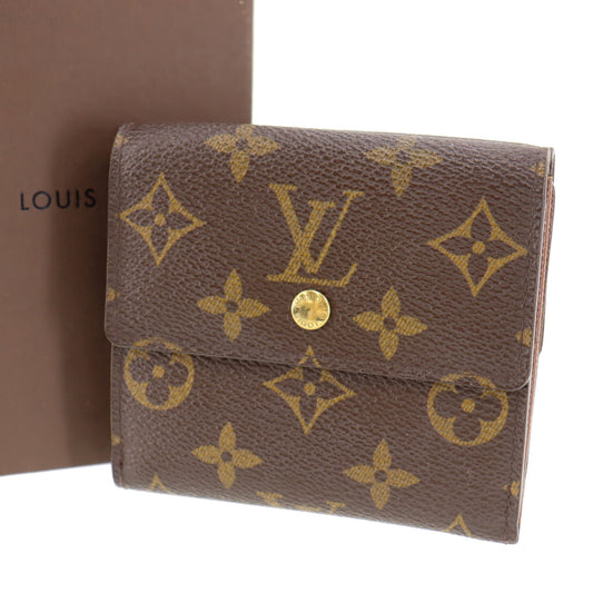 LOUIS VUITTON Portefeuille Elise Bifold Monogram M61654 #BK610