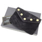 CHANEL Pouch Suede Black Gold #AG968