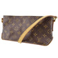 LOUIS VUITTON Pochette Trotter Shoulder Bag Monogram M51240 #BQ293