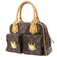 LOUIS VUITTON Manhattan PM HandBag Monogram Canvas M40026 #BL91