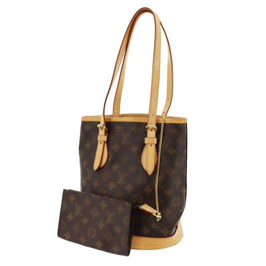 LOUIS VUITTON Bucket PM Shoulder Tote Bag M42238 #AH583