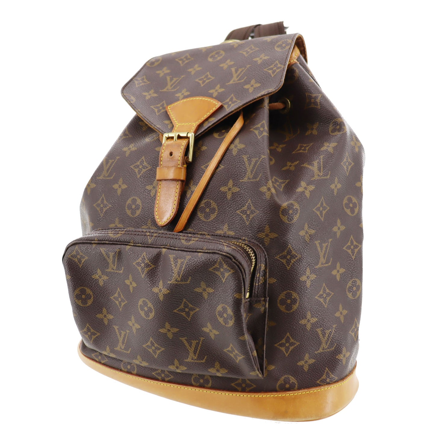 LOUIS VUITTON Montsouris Back Pack Monogram Brown M51135 #AG756