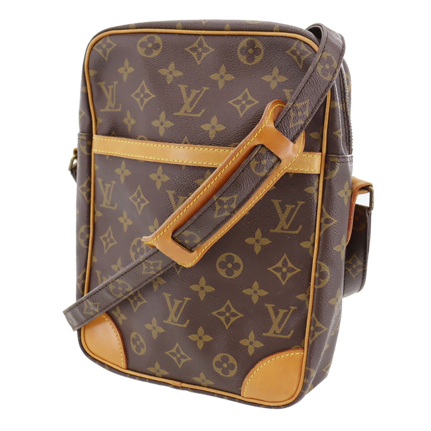 LOUIS VUITTON Danube GM Shoulder Bag Monogram Brown M45262 #AG223