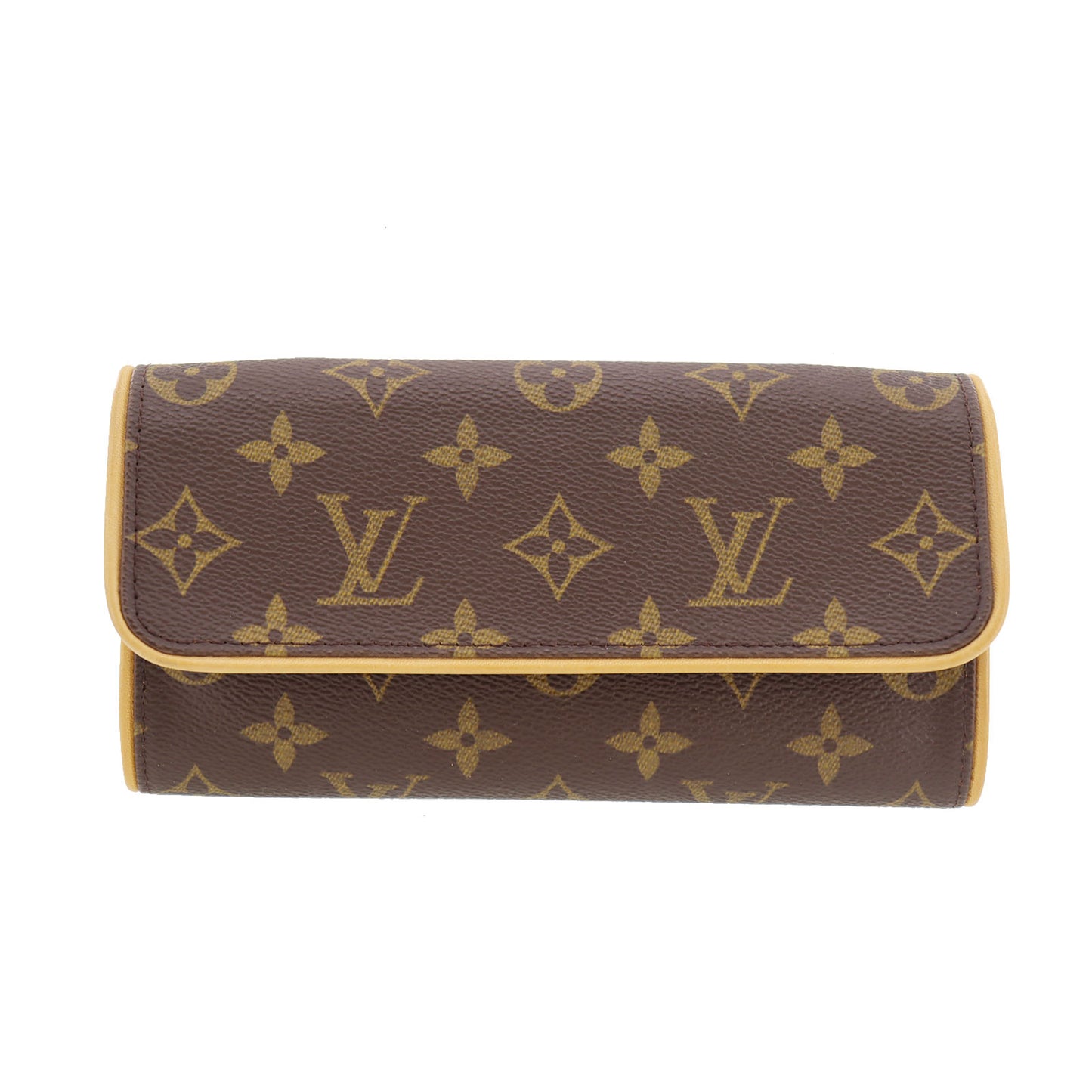 LOUIS VUITTON Pochette Twin PM Shoulder Bag Monogram Leather M51854 #BO340