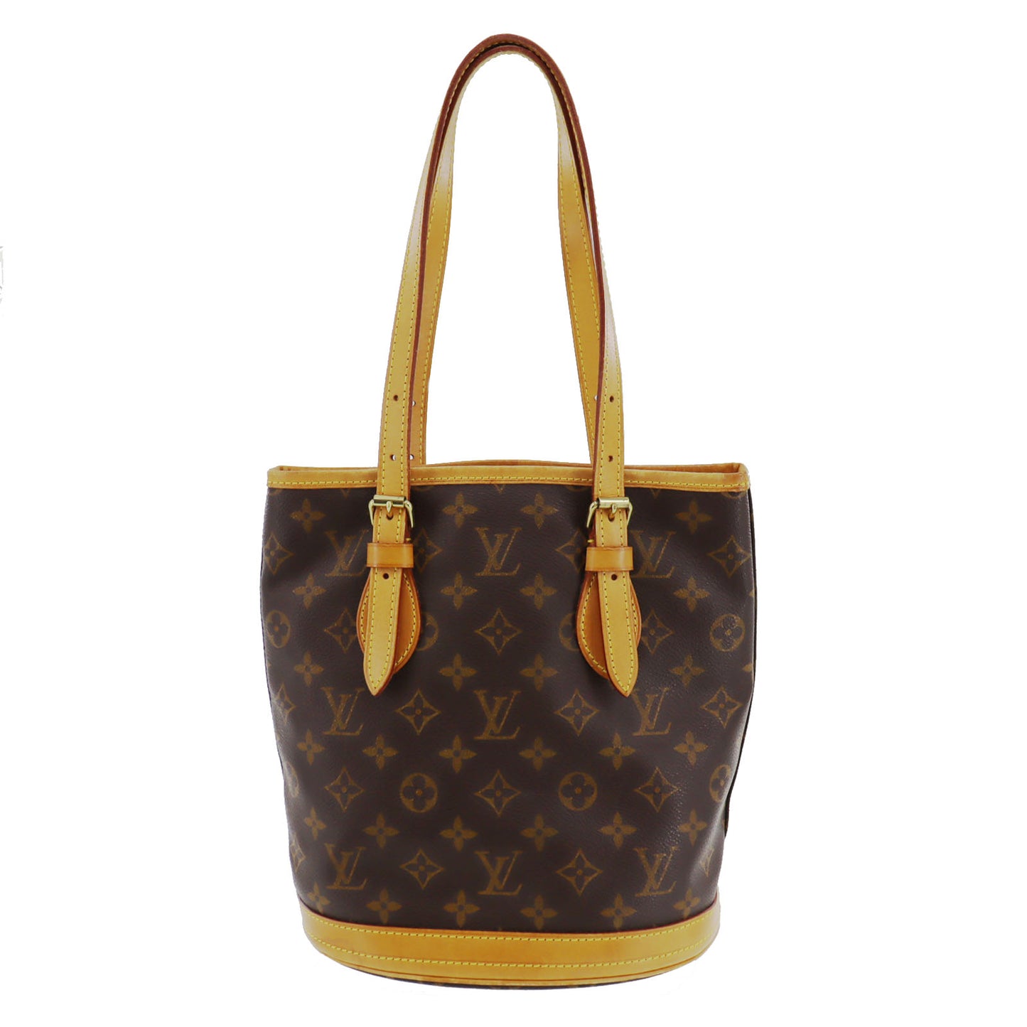 LOUIS VUITTON Bucket PM Shoulder Tote Bag M42238 #BQ381