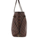 LOUIS VUITTON Neverfull MM Shoulder Tote Bag Damier Brown N41358 #AG499