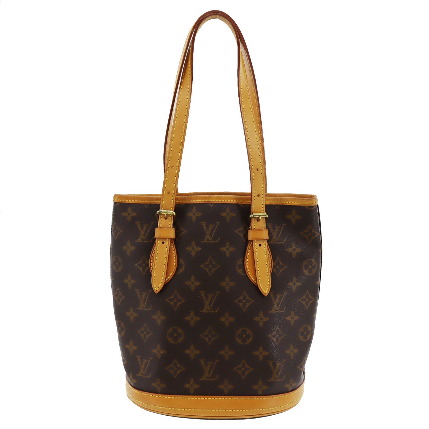 LOUIS VUITTON Bucket PM Shoulder Tote Bag M42238 #BQ381