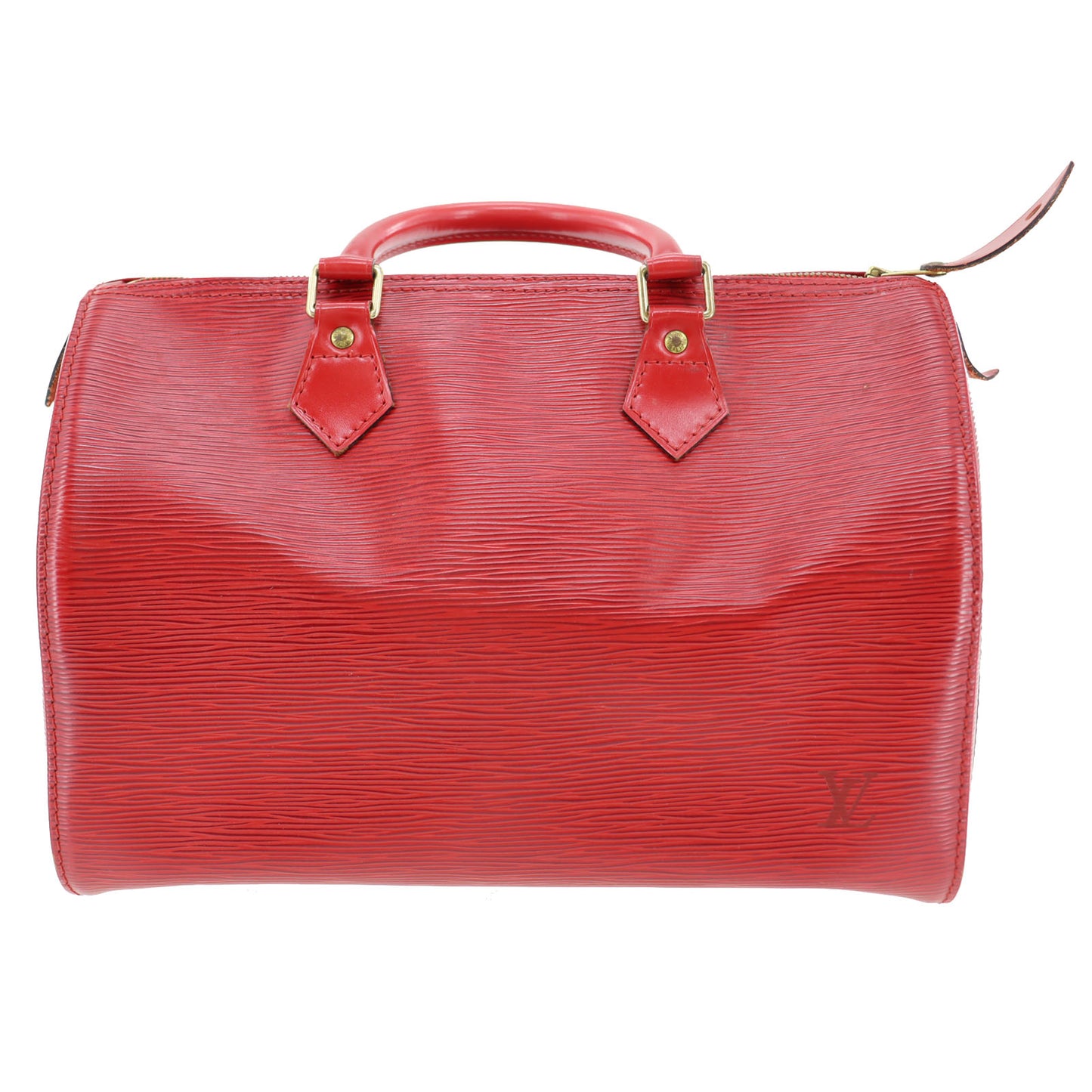 LOUIS VUITTON Speedy 30 Handbag Epi Leather Red M43007 #AG677