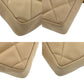 CHANEL Quilted Bum Bag Beige Lambskin Leather #AE399