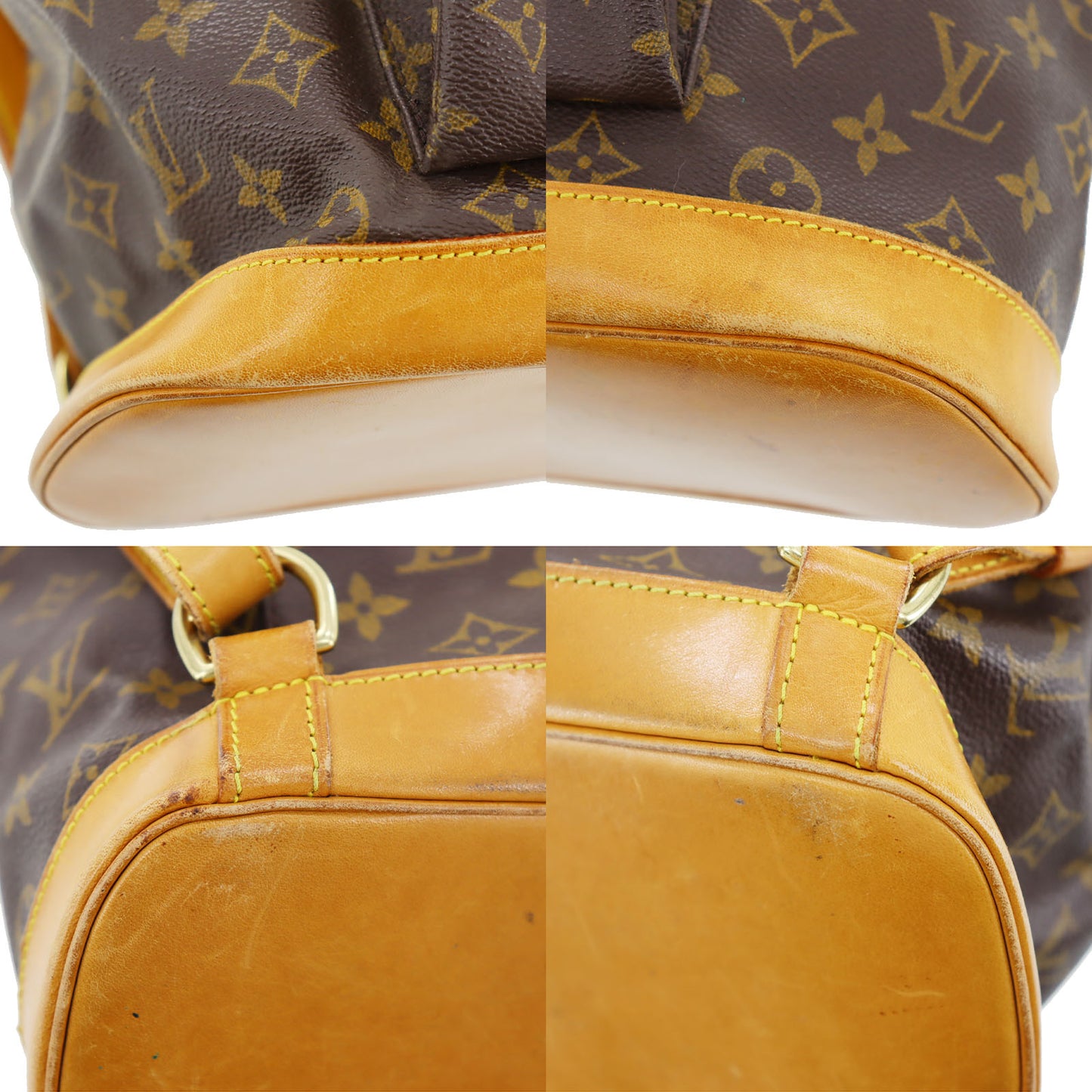 LOUIS VUITTON Montsouris Back Pack Monogram Brown M51135 #AG756