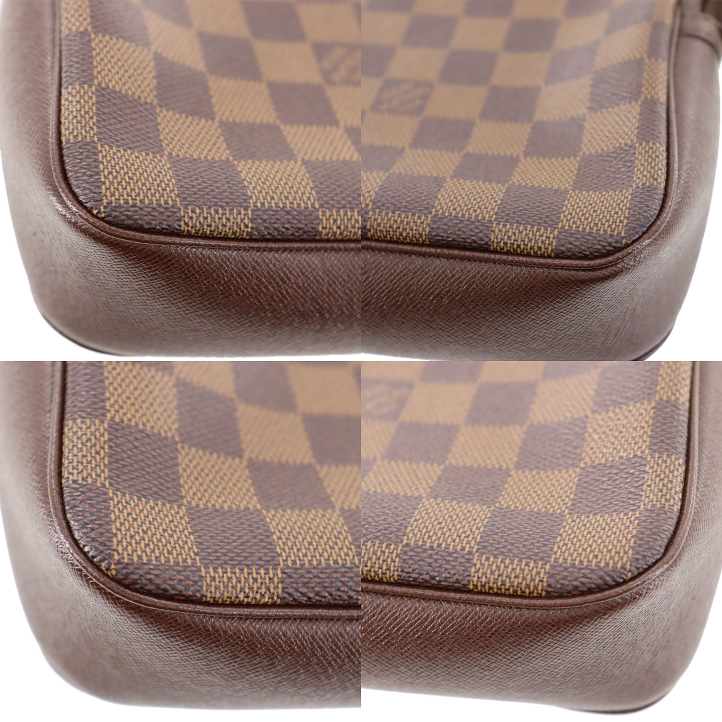 LOUIS VUITTON Trousse Makeup Handbag Pouch Damier N51982 #AG218