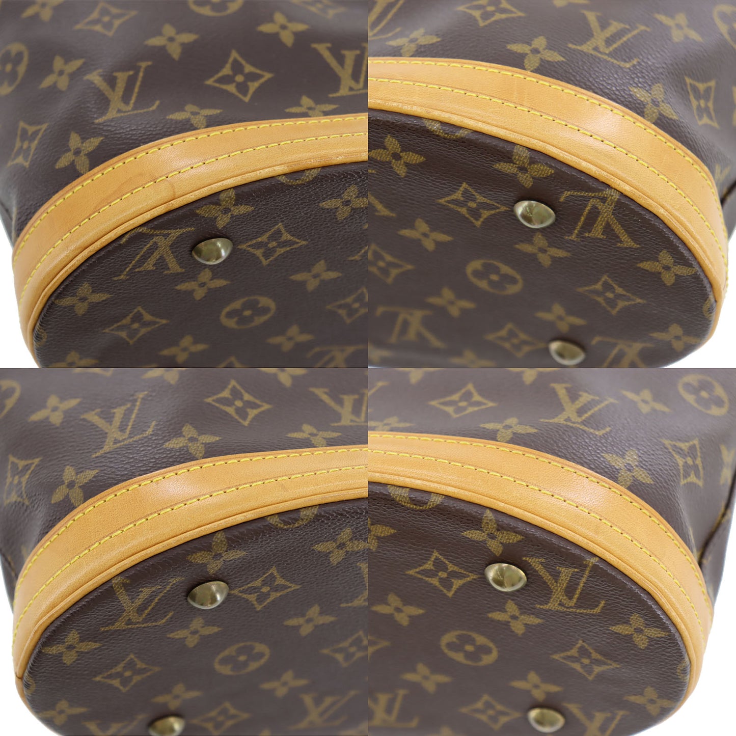 LOUIS VUITTON Bucket PM Shoulder Tote Bag M42238 #BQ381