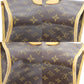 LOUIS VUITTON Popincourt Tote Handbag Monogram Leather M40009 #AG465