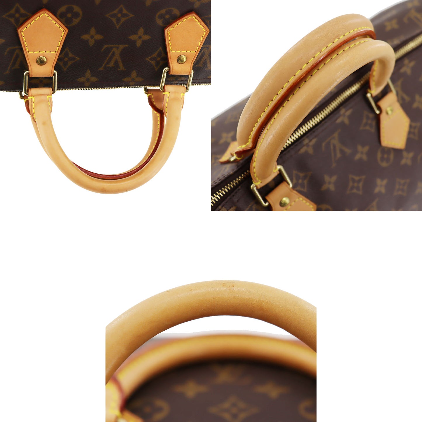 Louis Vuitton Speedy 40 Handbag Monogram Leather M41522 #AG504