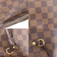 LOUIS VUITTON Neverfull MM Shoulder Tote Bag Damier Brown N41358 #AG499