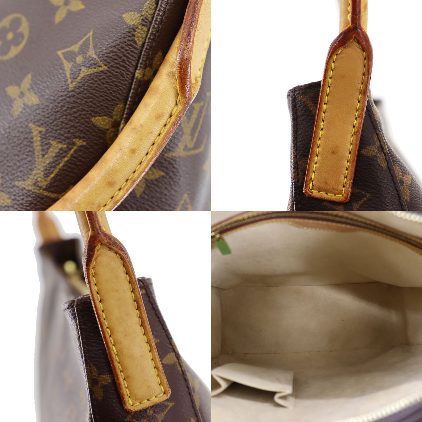 LOUIS VUITTON Looping GM Shoulder Bag Monogram Canvas M51145 #AG813